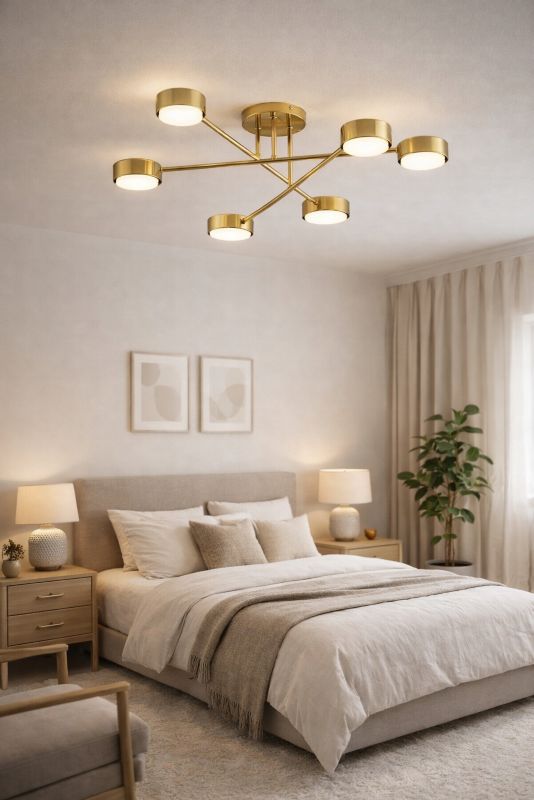 Lampa Wisząca Elko-Lighting Mono Gold 6x GX53 złoty 1 szt