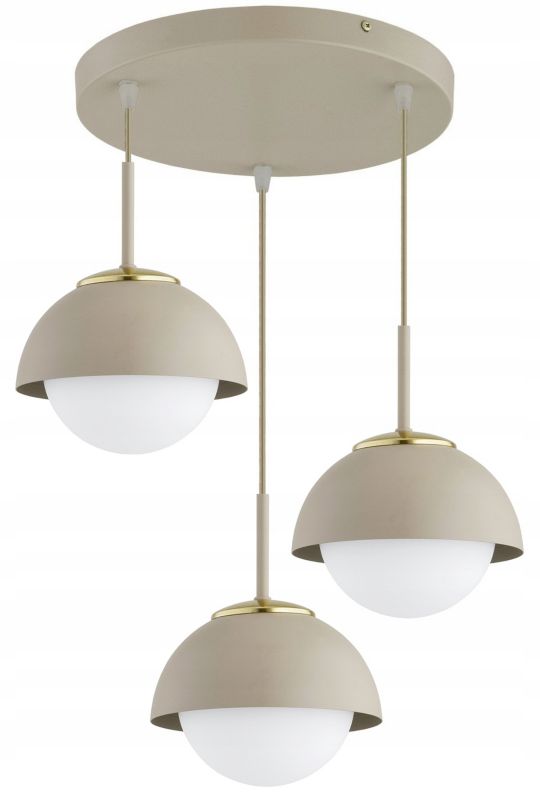 Lampa Wisząca Elko-Lighting Plafon 3-Punktowy  Cosmo E27 beżowy 1 szt