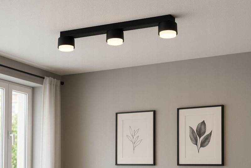 Lampa Wisząca Elko-Lighting Szyna 3-Punktowa Mono GX53 czarny 1 szt