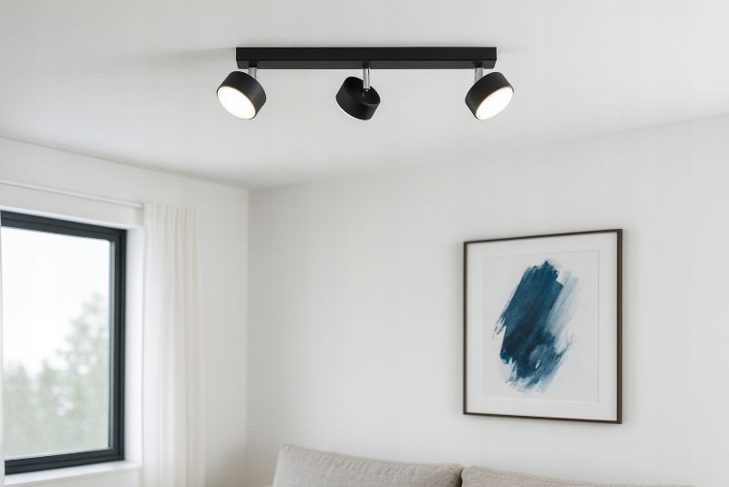 Lampa Wisząca Elko-Lighting Szyna Regulowana 3-Punktowa Mono GX53 czarny 1 szt