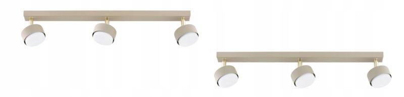 Lampa Wisząca Elko-Lighting Szyna Regulowana Mono Ecru 3x GX53 ecru 1 szt