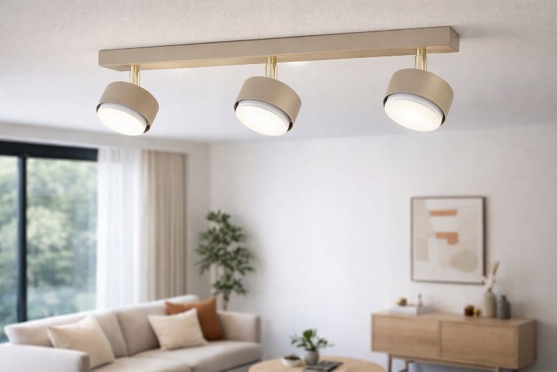 Lampa Wisząca Elko-Lighting Szyna Regulowana Mono Ecru 3x GX53 ecru 1 szt