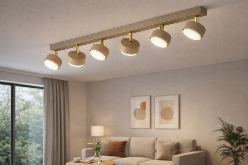 Lampa Wisząca Elko-Lighting Szyna Regulowana Mono Ecru 6x GX53 ecru 1 szt