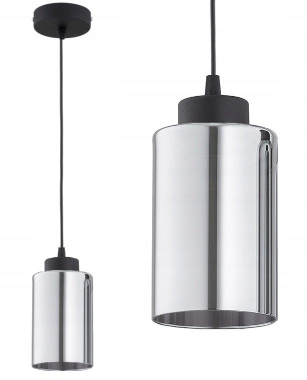 Lampa Wisząca Elko-Lighting Tuba Grafit 1 szt