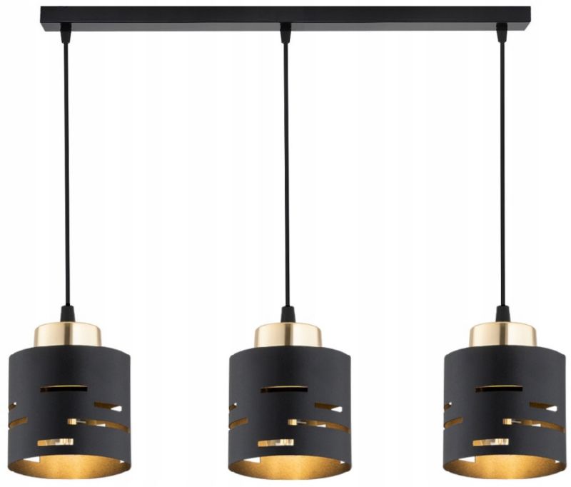 Lampa Wisząca Elko-Lighting Vox Listwa 3-punktowa E27 czarny 1 szt