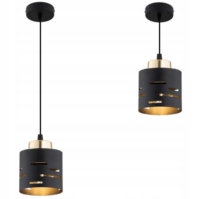 Lampa Wisząca Elko-Lighting Vox Zwis 1-Punktowy E27 czarny 1 szt