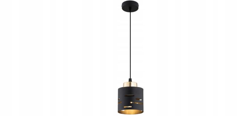 Lampa Wisząca Elko-Lighting Vox Zwis 1-Punktowy E27 czarny 1 szt