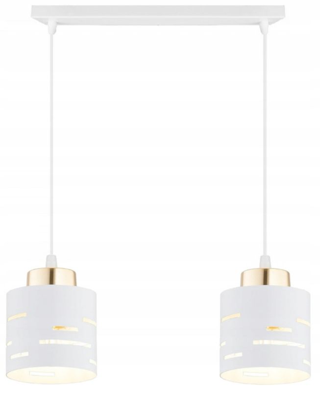 Lampa Wisząca Elko-Lighting Vox Zwis 2-Punktowy Biały E27 1 szt