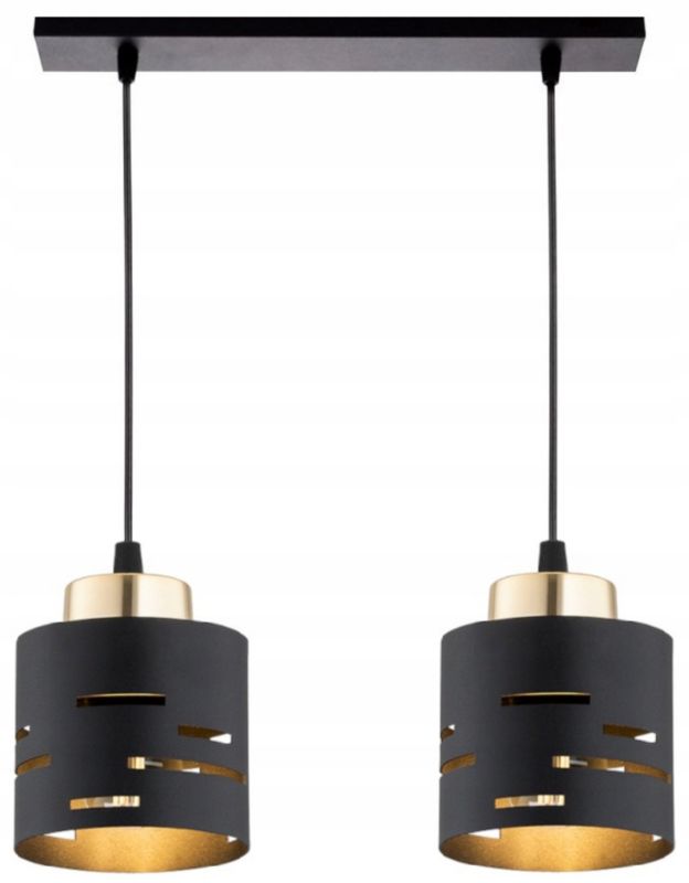Lampa Wisząca Elko-Lighting Zwis 2-Punktowy Vox E27 czarny 1 szt