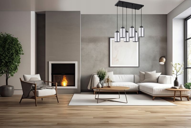 Lampa Wisząca Elko-Lighting Zwis Nad Stół 6-Punktowy Tuba E27 czarny 1 szt