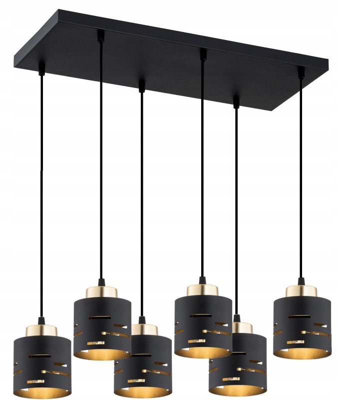Lampa Wisząca Elko-Lighting Zwis Nad Stół 6-Punktowy Vox E27 czarny 1 szt
