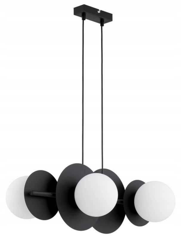 Lampa Wisząca Elko-Lighting Zwis Nad Stół Nox 4x E27 czarny 1 szt