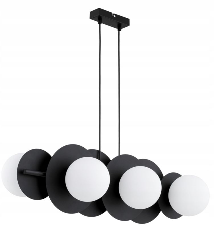Lampa Wisząca Elko-Lighting Zwis Nad Stół Nox 6x E27 czarny 1 szt