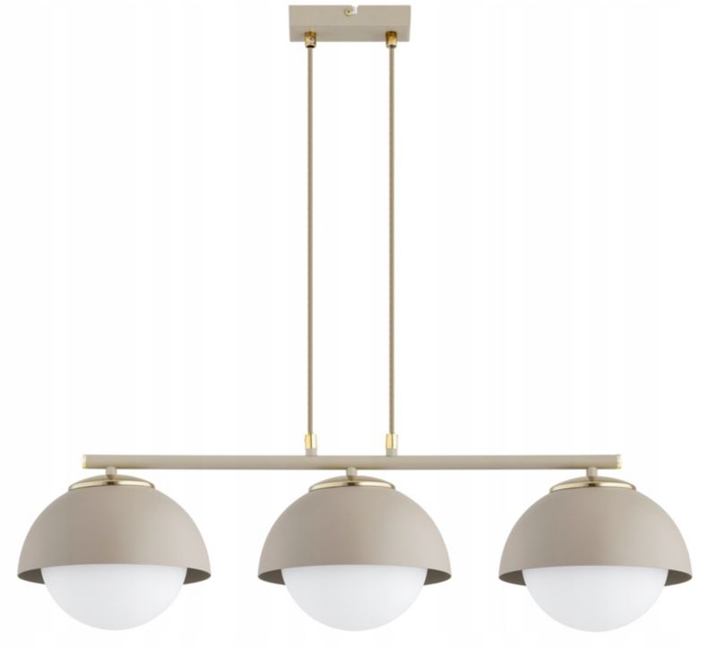 Lampa Wisząca Elko-Lighting Zwis Nad Wyspę 3-Punktowy Cosmo E27 beżowy 1 szt