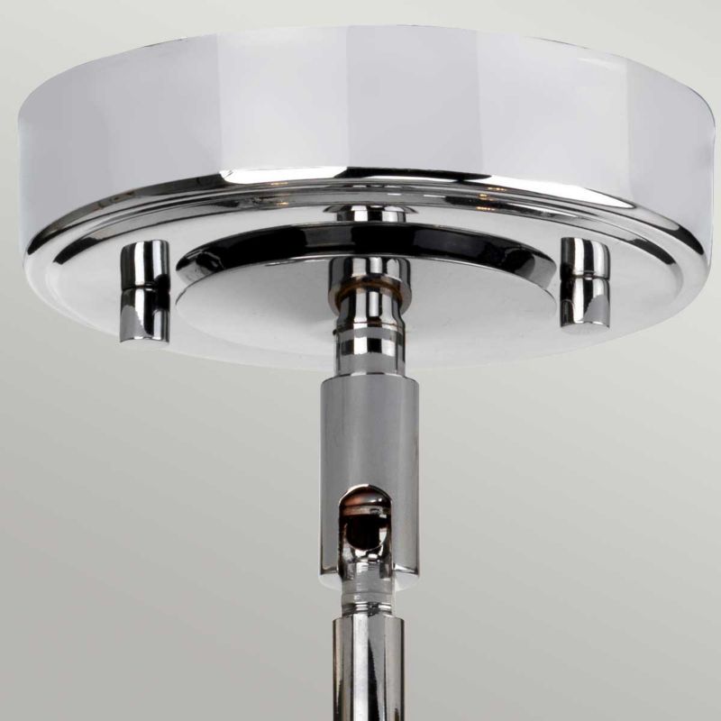 Lampa wisząca Elstead Agatha polerowany chrom wym: 132,5 x 47,4 x 47,4 cm 4xG9 + LED zintegrowany x 4W 1 szt.