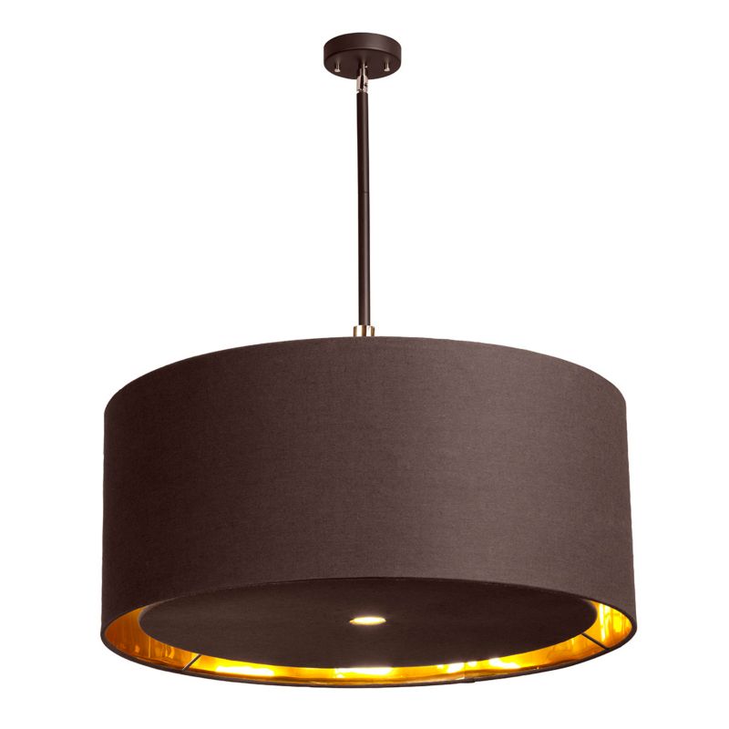 Lampa wisząca Elstead Balance 7118 brązowa-polerowany mosiądz styl klasyczny 4xE27 x 60W 1 szt.
