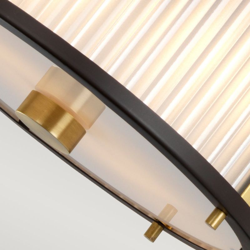 Lampa wisząca Elstead Corona stary brązowo-złota wym: 121,8 x 30 x 30 cm 2xE27 x 60W 1 szt.