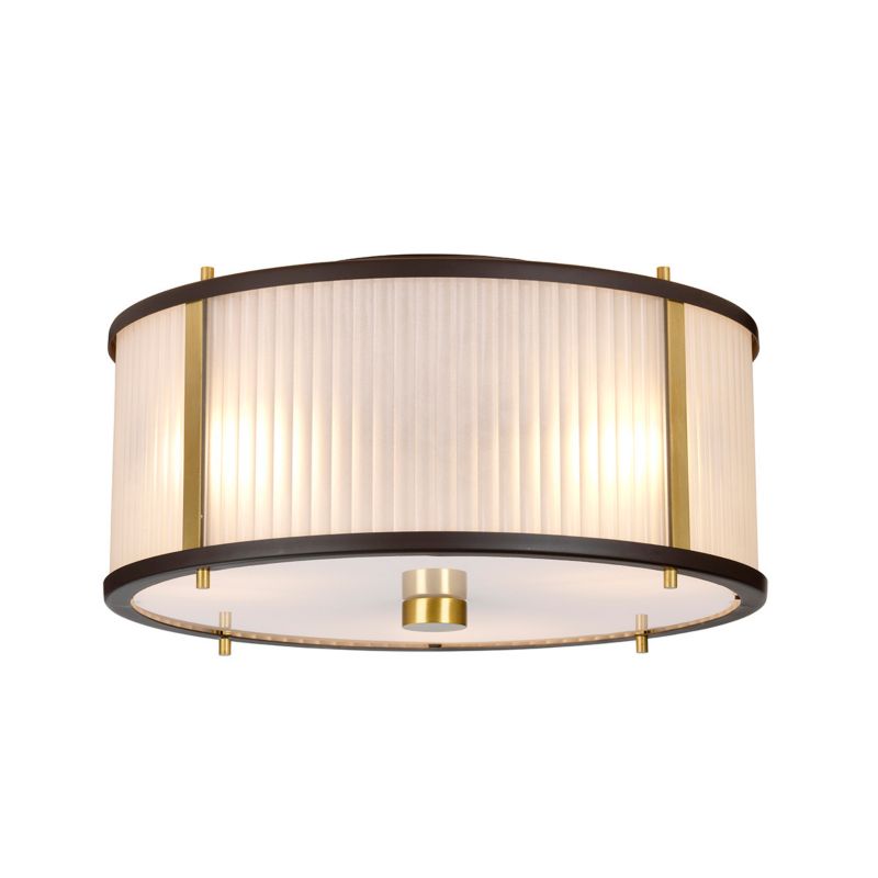 Lampa wisząca Elstead Corona stary brązowo-złota wym: 123,3 x 40 x 40 cm 3xE27 x 60W 1 szt.