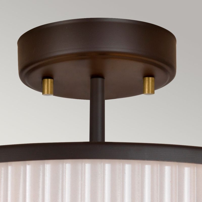 Lampa wisząca Elstead Corona stary brązowo-złota wym: 123,3 x 40 x 40 cm 3xE27 x 60W 1 szt.