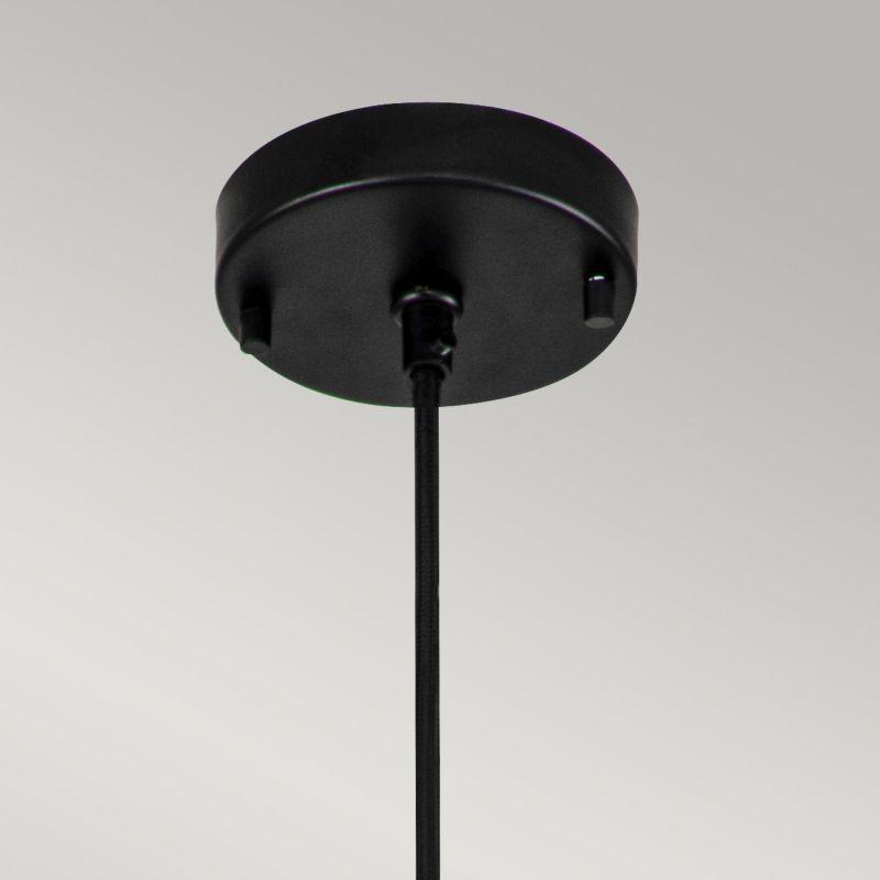 Lampa wisząca Elstead Etoile matowa czerń-płatki złota wym: 151,1 x 13,3 x 13,3 cm 1xE27 x 60W 1 szt.