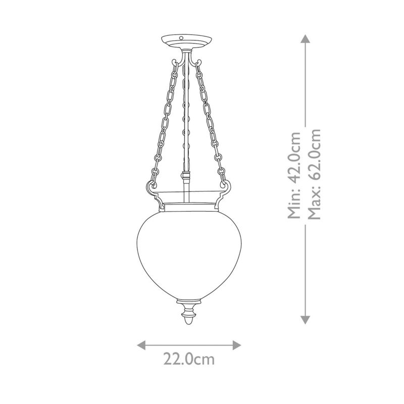 Lampa wisząca Elstead Finsbury Park polerowany nikiel dekoracyjna 3xE14 x 60W 1 szt.
