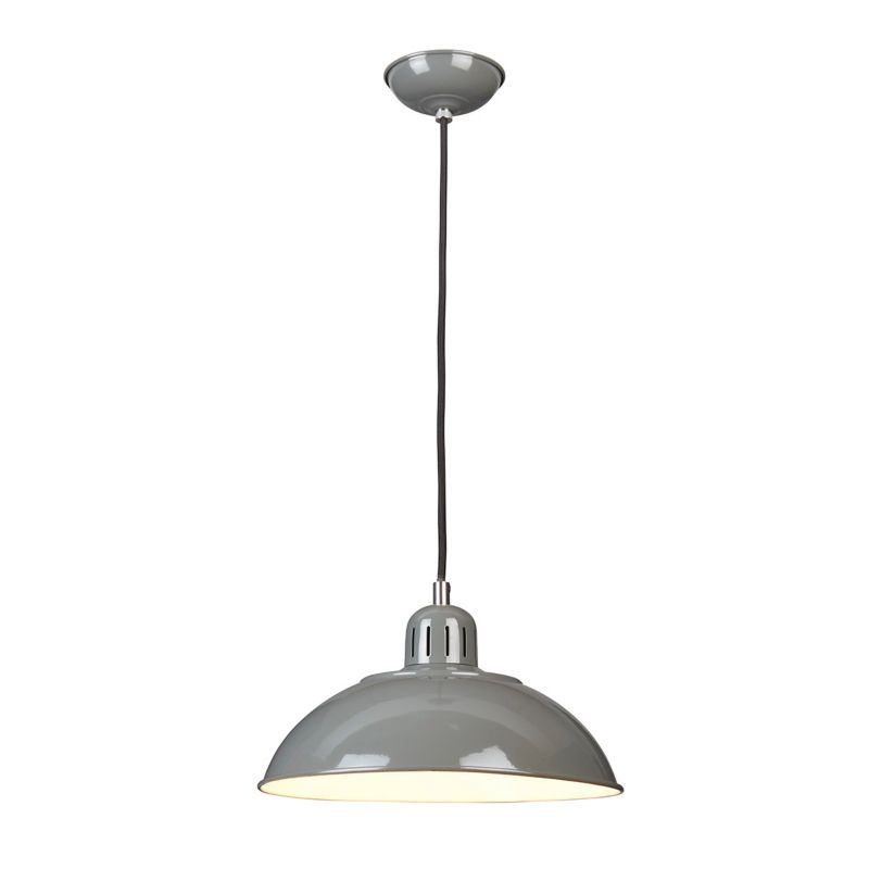 Lampa wisząca Elstead Franklin 3516 szara do kuchni 1xE27 x 60W 1 szt.