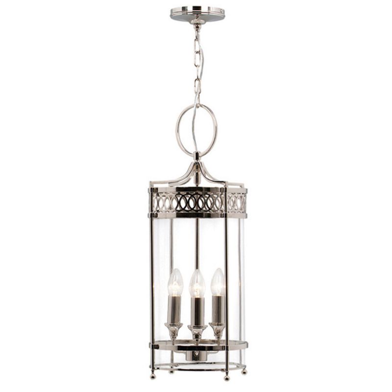 Lampa wisząca Elstead Guildhall polerowany nikiel wym: 123 x 26 x 26 cm 3xE14 x 60W 1 szt.