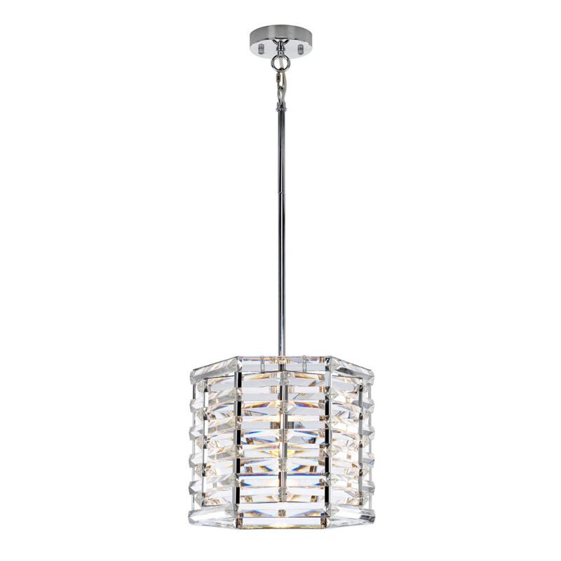 Lampa wisząca Elstead Shoal polerowany nikiel wym: 137,9 x 30,6 x 30,6 cm 1xE27 x  1 szt.