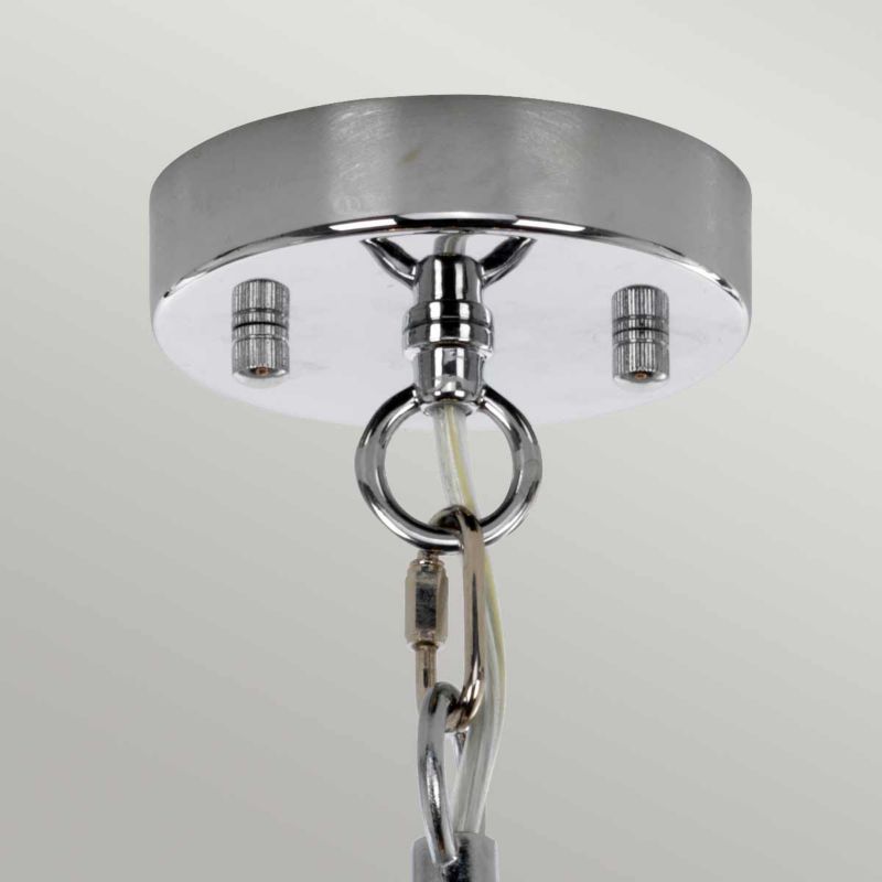 Lampa wisząca Elstead Shoal polerowany nikiel wym: 137,9 x 30,6 x 30,6 cm 1xE27 x  1 szt.