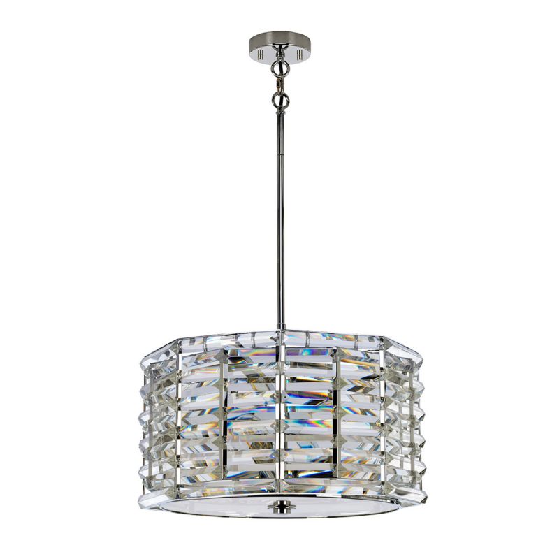 Lampa wisząca Elstead Shoal polerowany nikiel wym: 141,3 x 48,1 x 48,1 cm 4xE27 x  1 szt.