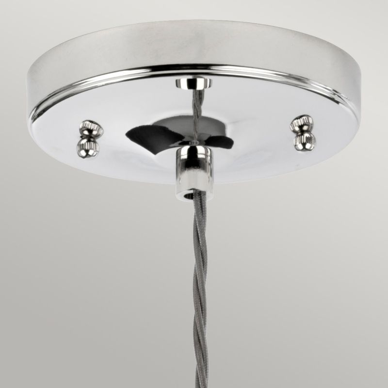 Lampa wisząca Elstead Tiber polerowany nikiel wym: 219,2 x 17,5 x 17,5 cm 1xE27 x  1 szt.