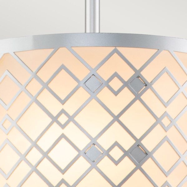 Lampa wisząca Elstead Ziggy lakierowane srebro wym: 117,5 x 25,4 x 25,4 cm 2xE14 x  1 szt.