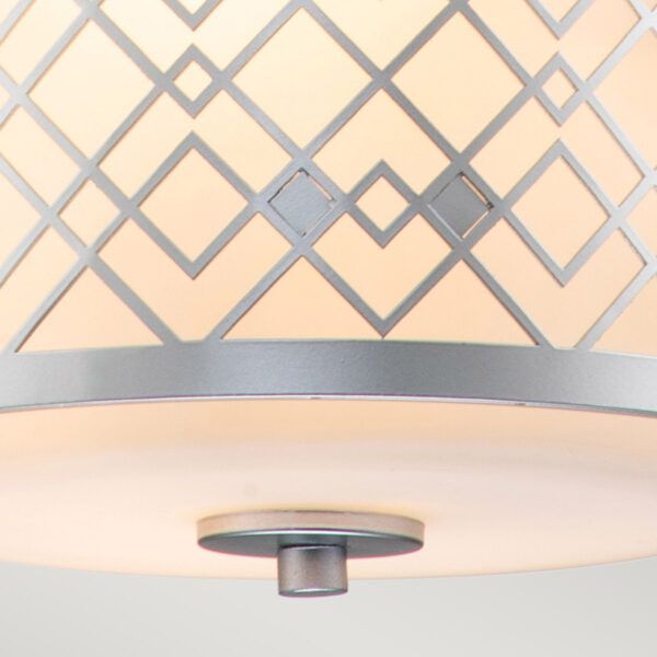 Lampa wisząca Elstead Ziggy lakierowane srebro wym: 117,5 x 25,4 x 25,4 cm 2xE14 x  1 szt.