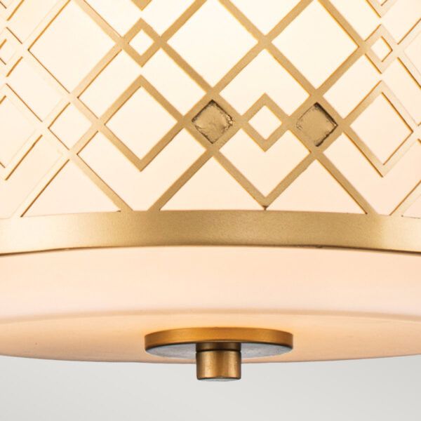 Lampa wisząca Elstead Ziggy lakierowane złoto wym: 117,5 x 25,4 x 25,4 cm 2xE14 x  1 szt.