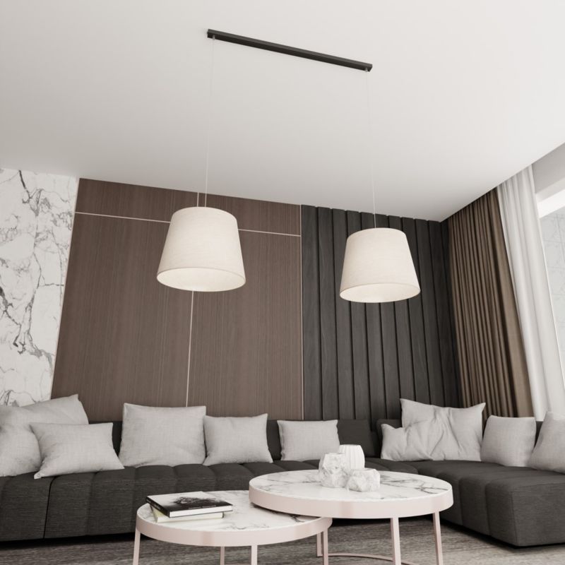 Lampa wisząca Emibig EPOCA beżowa 2xE27x20W IP20 wym:150x128x38cm - 1 szt.