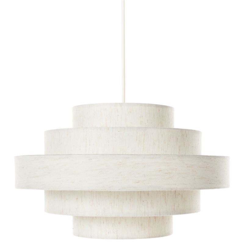 Lampa wisząca Erebato Len Złamana biel 1szt.