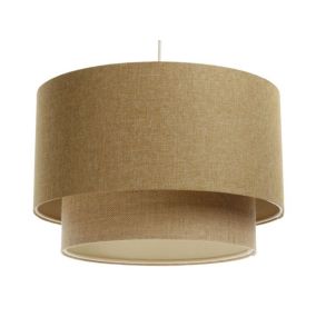 Lampa wisząca ERUTAN DOUBLE 40  żółta/beżowa