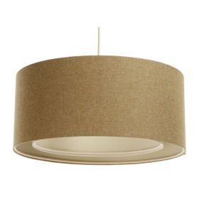 Lampa wisząca ERUTAN DOUBLE 60  żółta