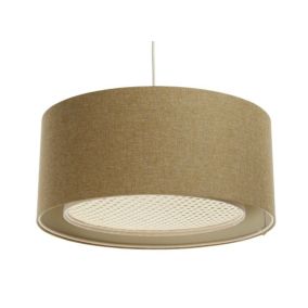 Lampa wisząca ERUTAN RATTAN 50  żółta
