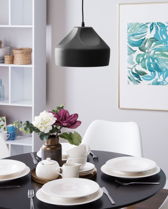 Lampa wisząca Evinos Metal Czarny 1 szt.