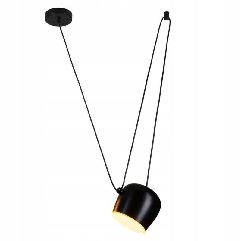Lampa wisząca Ewilight benny 1xE27 Czarny 1szt