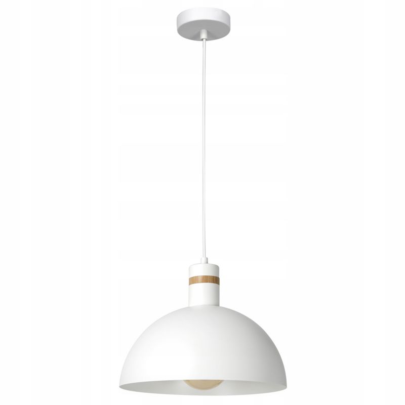 Lampa wisząca Ewilight benny biały 1xE27  1szt