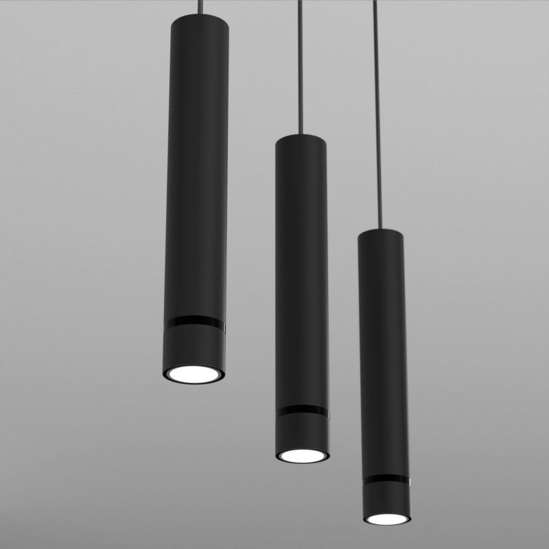 Lampa wisząca Ewilight jokeys czarny 3xGU10 1szt.