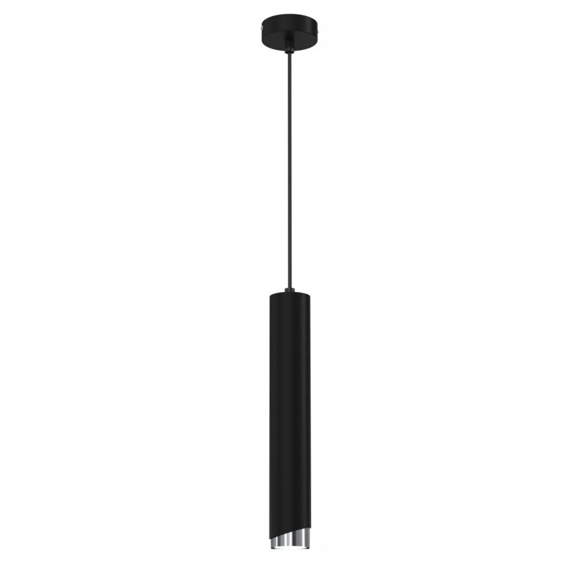 Lampa wisząca Ewilight na kole bevel czarny chrom  1x Gu10 1szt