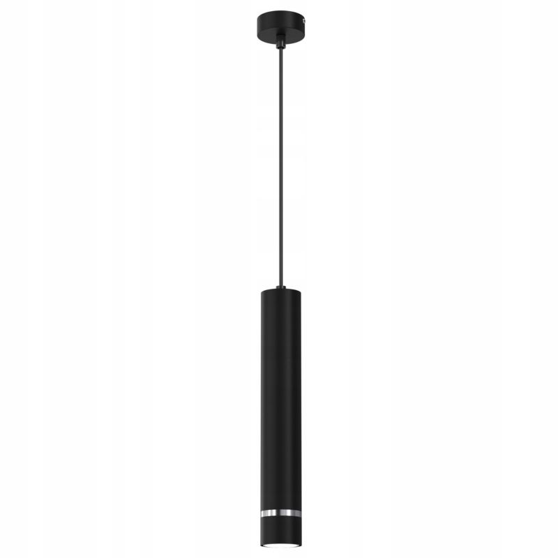 Lampa wisząca Ewilight na kole jokeys czarny chrom 1XGU10 1szt