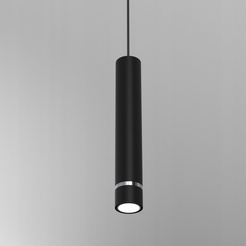 Lampa wisząca Ewilight na kole jokeys czarny chrom 1XGU10 1szt