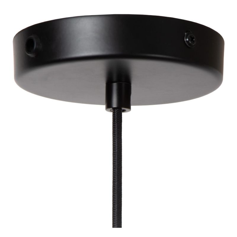 Lampa wisząca filcowy klosz 40 cm Lucide ROLLO szaro-dymiona 1xE27x40W IP20 wym:150x40x40cm - 1 szt.