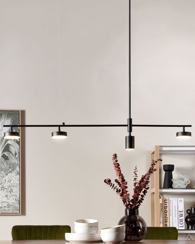 Lampa wisząca Foyle Metal Czarny 1 szt.