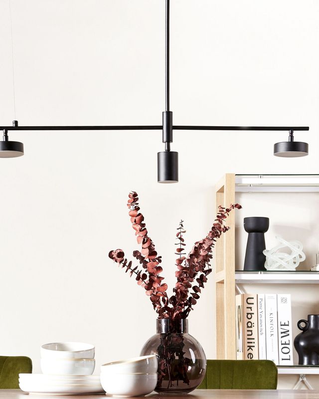Lampa wisząca Foyle Metal Czarny 1 szt.