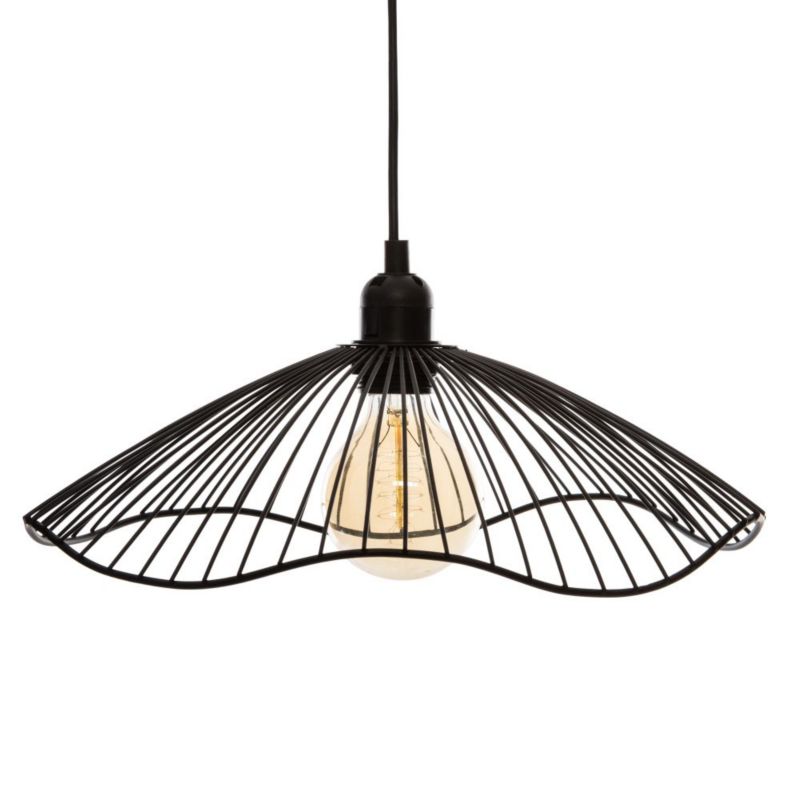 Lampa wisząca Galt Atmosphera czarna 34 cm 1 szt.